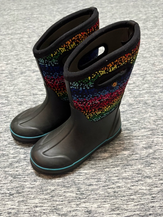 Bogs Other - Girls Bogs Boots Size 3 Rainbow/Black